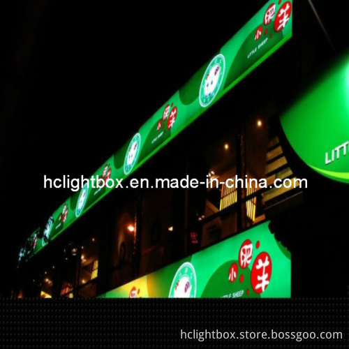 LED Backlit Outdoor Shop Front Signs Signboard Design LED Signboard